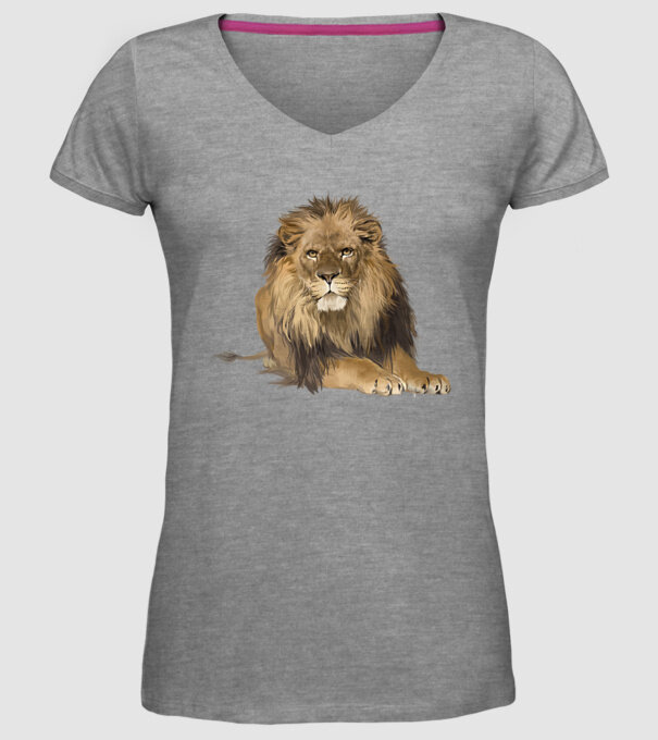 lion king model gri pe tricou