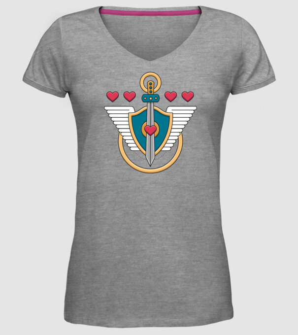 Scut - Gamer model gri pe tricou