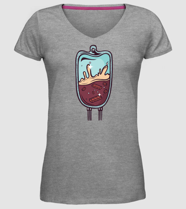 Porter Infuzie model gri pe tricou