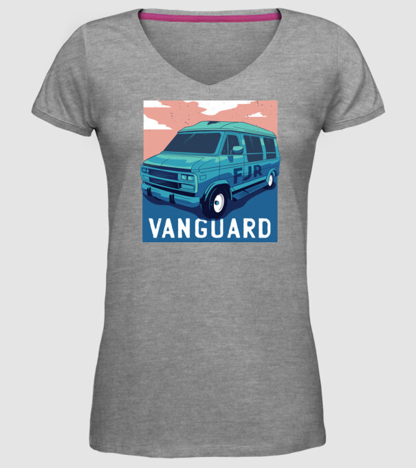 Microbus Sport Autocaravană model gri pe tricou