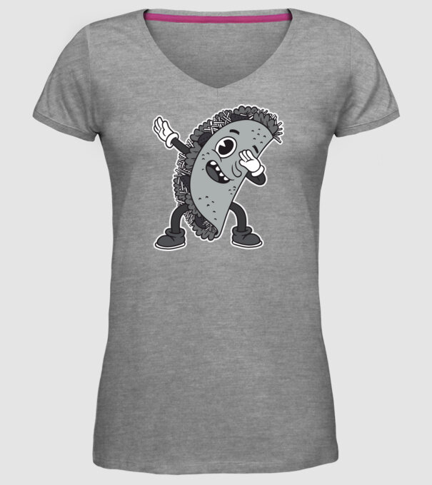 Taco DAB model gri pe tricou