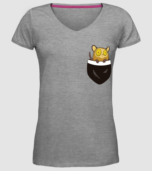 Maki de buzunar model gri pe tricou
