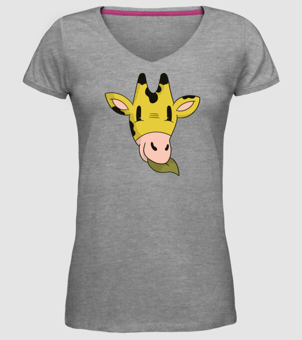Cap Girafă model gri pe tricou