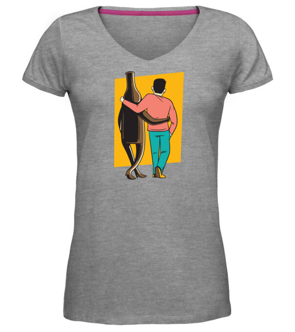 model  pe tricou