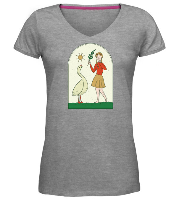  model  pe tricou