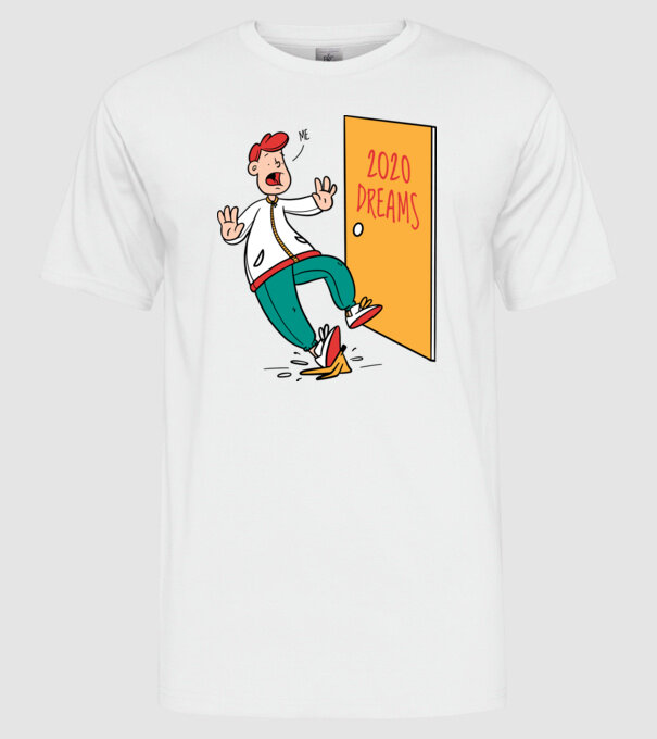 model alb pe tricou