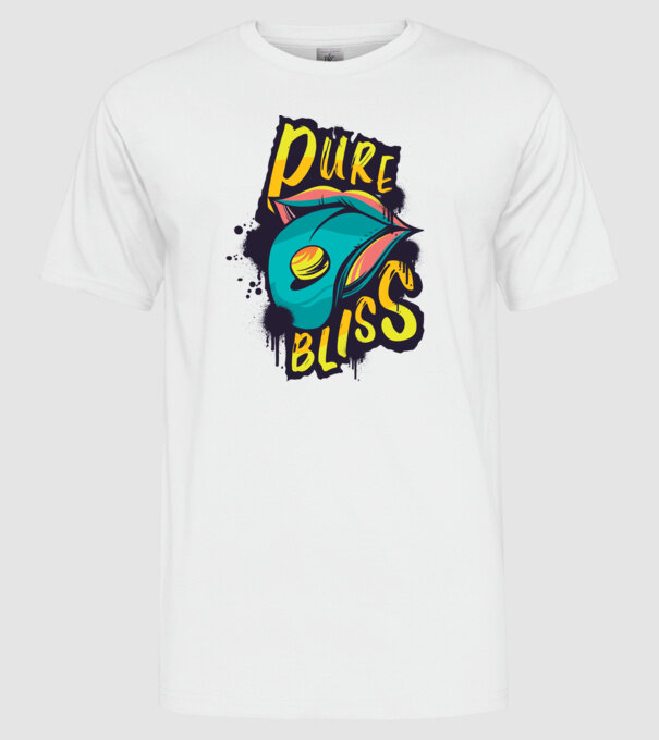 Tabletă drog model alb pe tricou