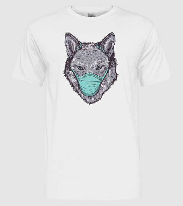 model alb pe tricou