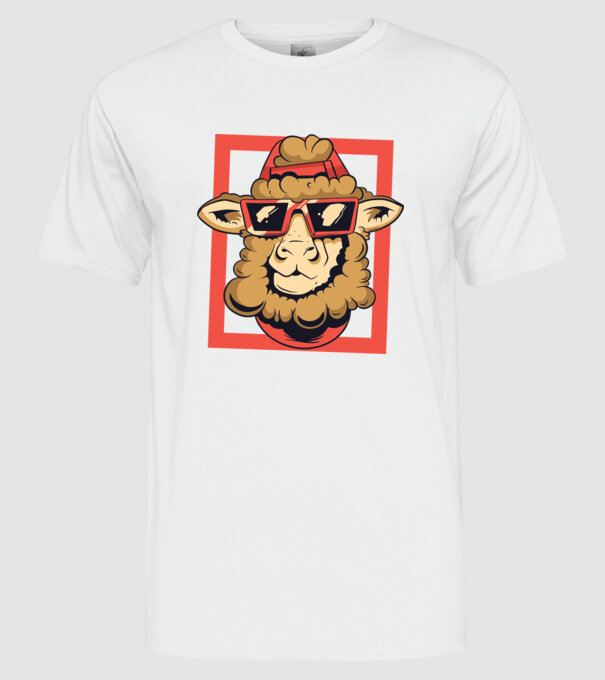 Miel cool model alb pe tricou