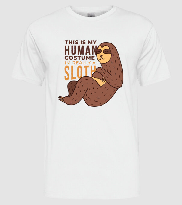 De fapt, sunt Leneș model alb pe tricou