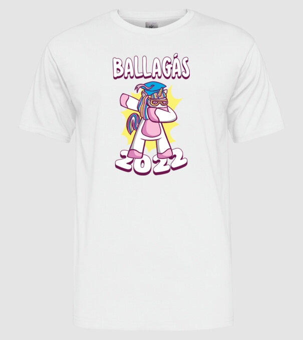 Inorog Bacalaureat model alb pe tricou