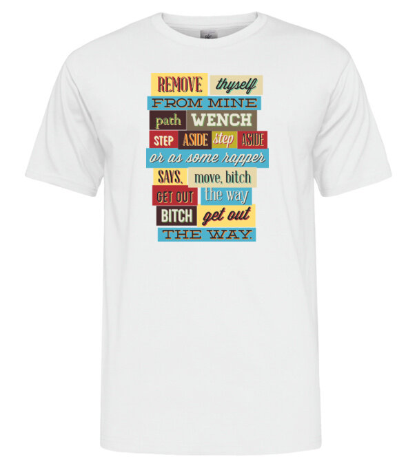 model  pe tricou
