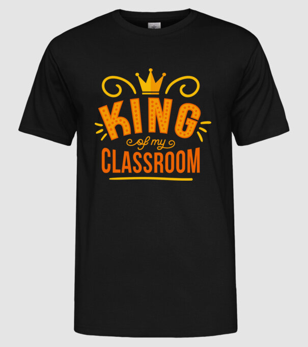 Regele clasei model negru pe tricou