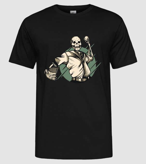 Schelet Baseball model negru pe tricou