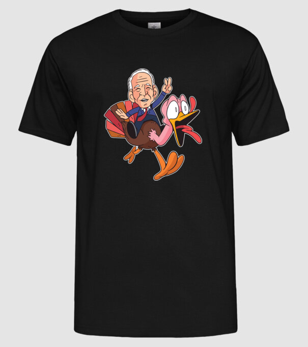 Biden Thanksgiving model negru pe tricou