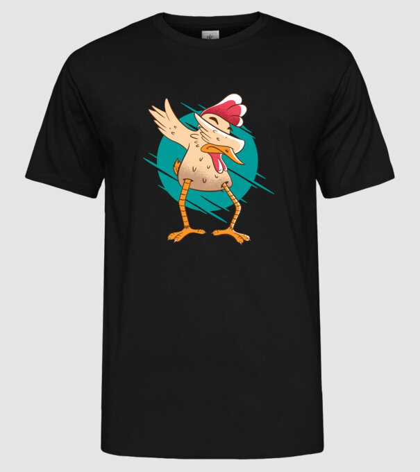 Pui DAB model negru pe tricou