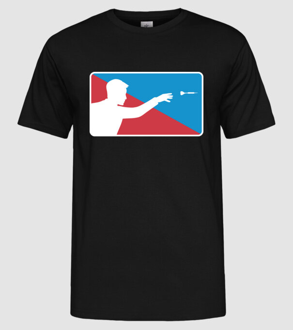 Darts MLB model negru pe tricou