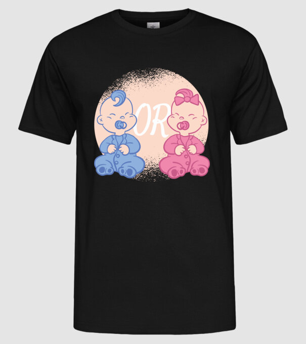 Băiat sau fată model negru pe tricou