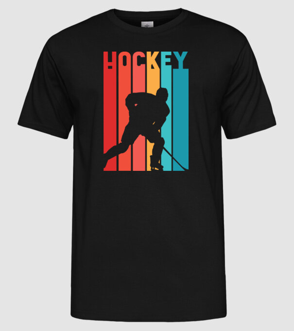 Hochei Retro model negru pe tricou