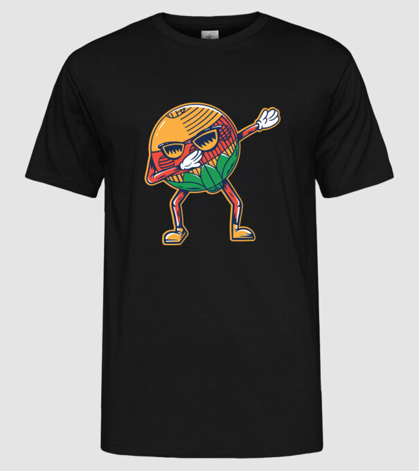 Dubă DAB cărți de joc maghiare model negru pe tricou
