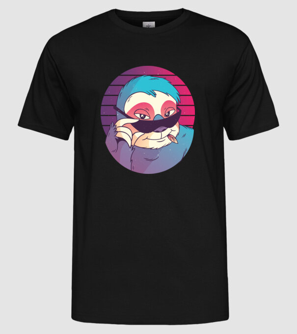 Retro Leneș model negru pe tricou