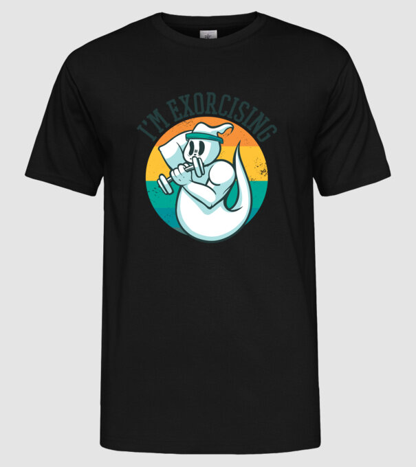 Antrenament Fantomă (Spirit?) model negru pe tricou