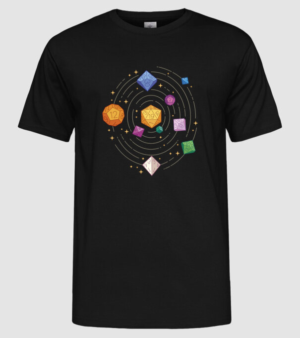 As de pică model negru pe tricou