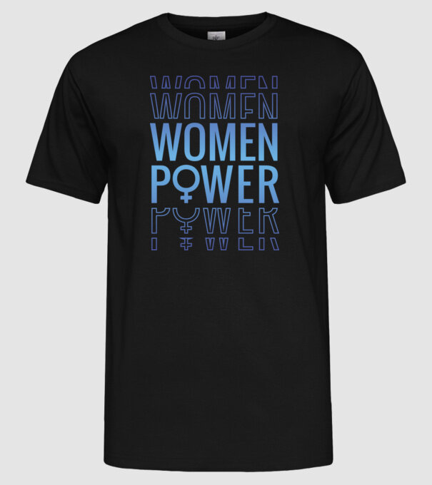 Women Power de Ziua Femeii model negru pe tricou