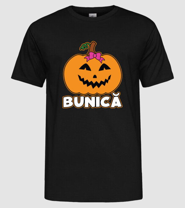 bunică model negru pe tricou