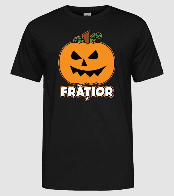 frățior model negru pe tricou