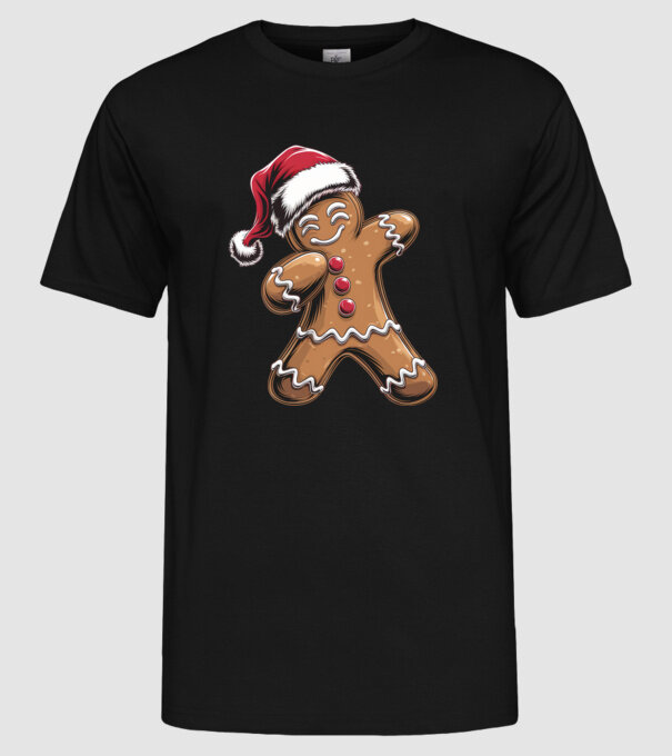 Turtă dulce dab model negru pe tricou