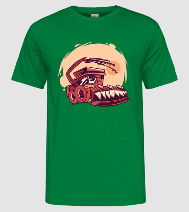 Secerătoare model verde pe tricou