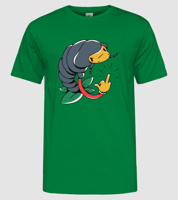 Izopodă model verde pe tricou