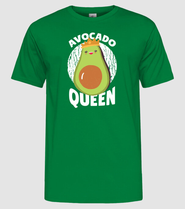 Avocado Queen Regina Avocado model verde pe tricou