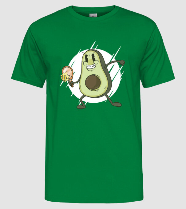 Tenis Avocado model verde pe tricou