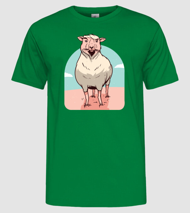 Miel Șobolan model verde pe tricou