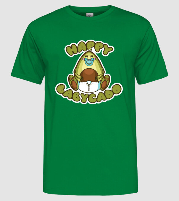Avocado bebe model verde pe tricou