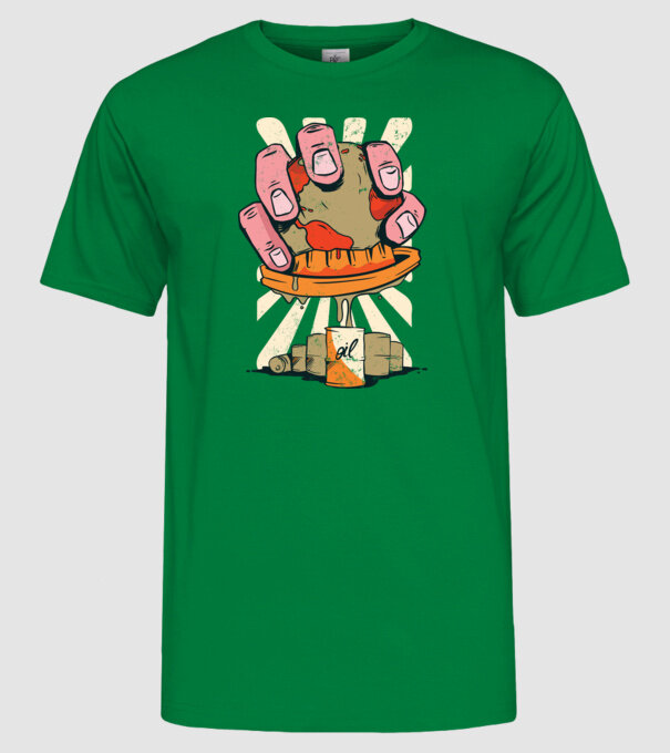 Epuizarea Pământului model verde pe tricou