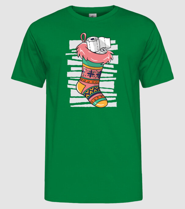 Christmas Gift 2020 model verde pe tricou