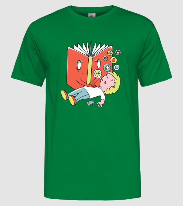 Carte Resuscitare model verde pe tricou