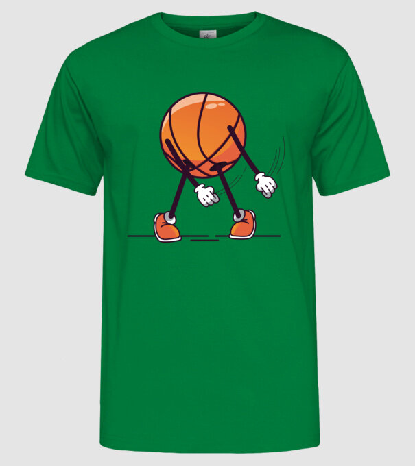 Baschet DAB model verde pe tricou