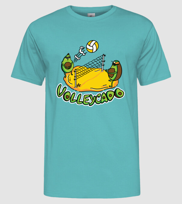 Avocado Volei model turcoaz pe tricou