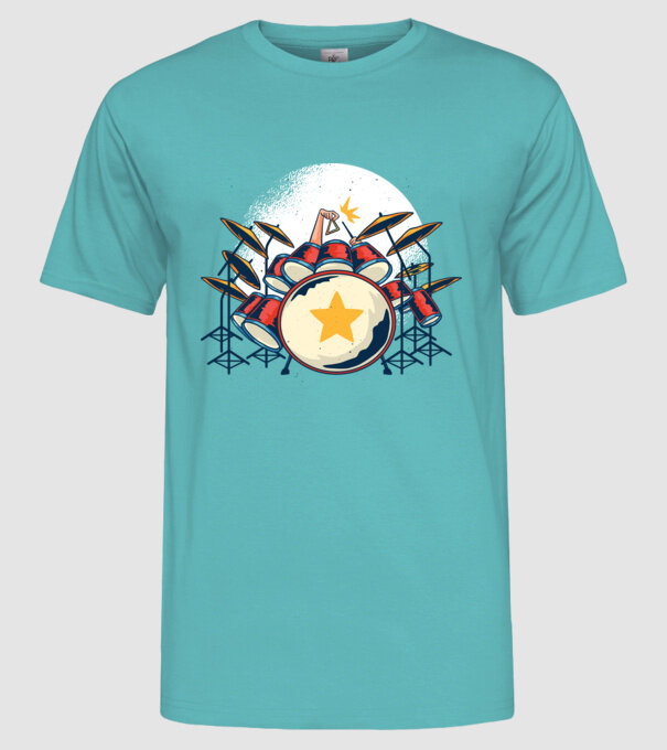 Kit de tobe model turcoaz pe tricou