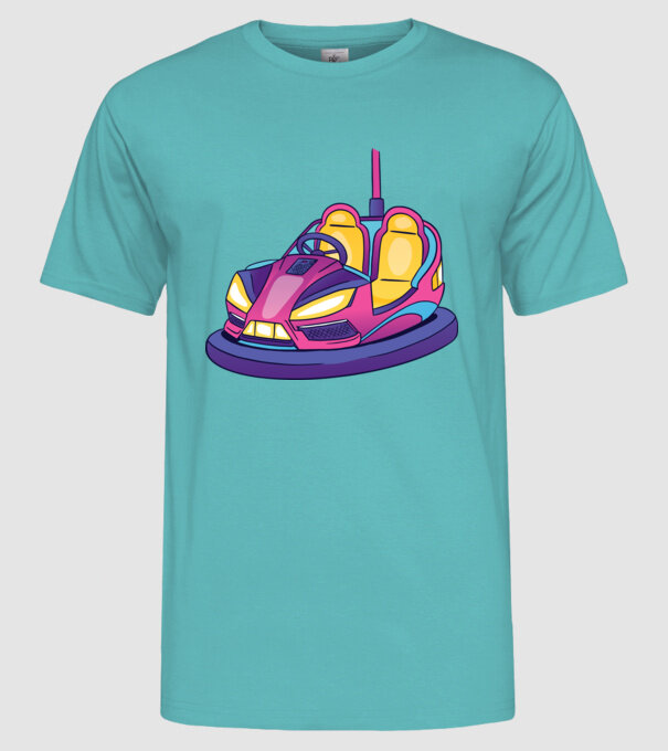 Dodgem model turcoaz pe tricou