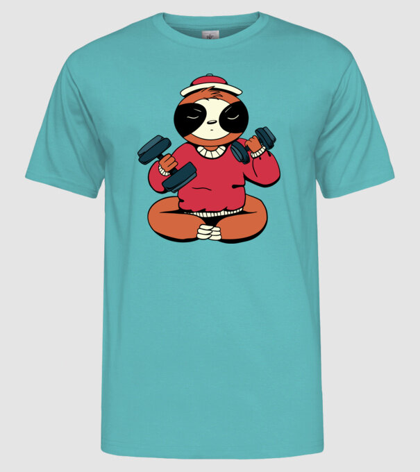 Antrenament Leneș model turcoaz pe tricou