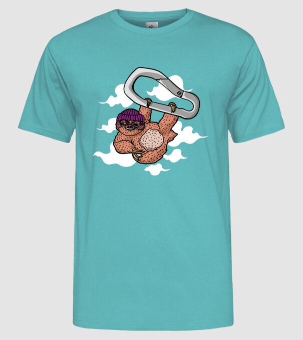 Carabină pentru Leneș model turcoaz pe tricou