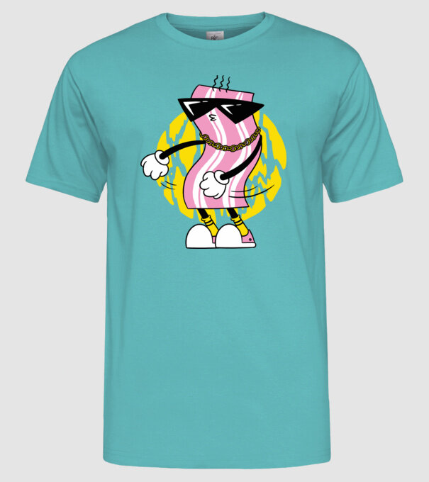 Șuncă DAB model turcoaz pe tricou