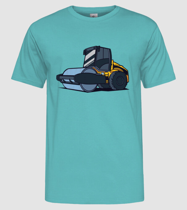 Rulou compresor model turcoaz pe tricou
