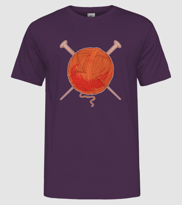Ghem de fire model mov pe tricou