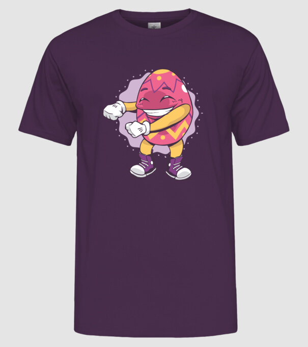 Ouă de Paște DAB model mov pe tricou